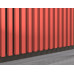 Stěnová lamela UNISPO KIDS - ULM022 Korálově červená 2750x40x29mm
